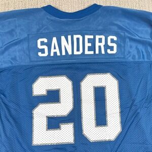 Starter Youth XL Barry Sanders Detroit Lions Blue #20 Jersey NFL 1995 Vintage